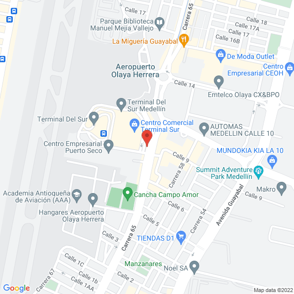 Map of Cooperativa De Comercializadores Del Agro Ltda