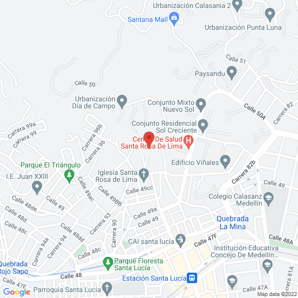 Map of Dotaciones Lopera Palacio