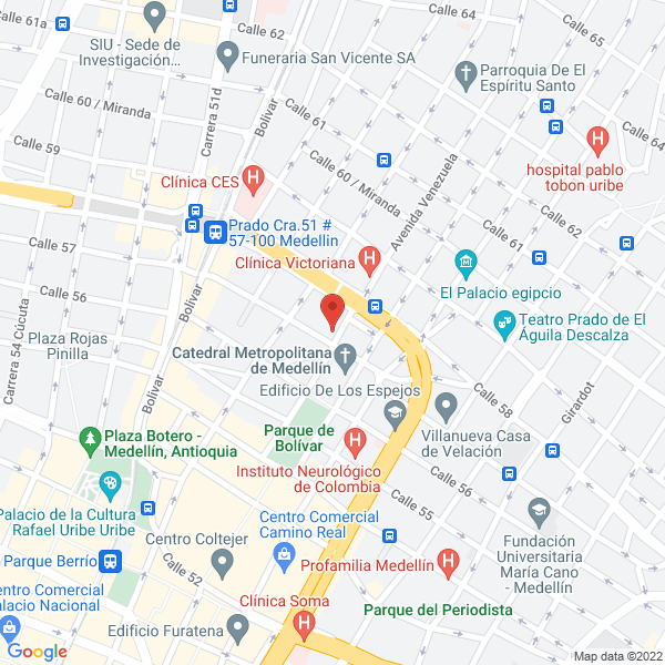 Map of Dotaciones Médicas Rh