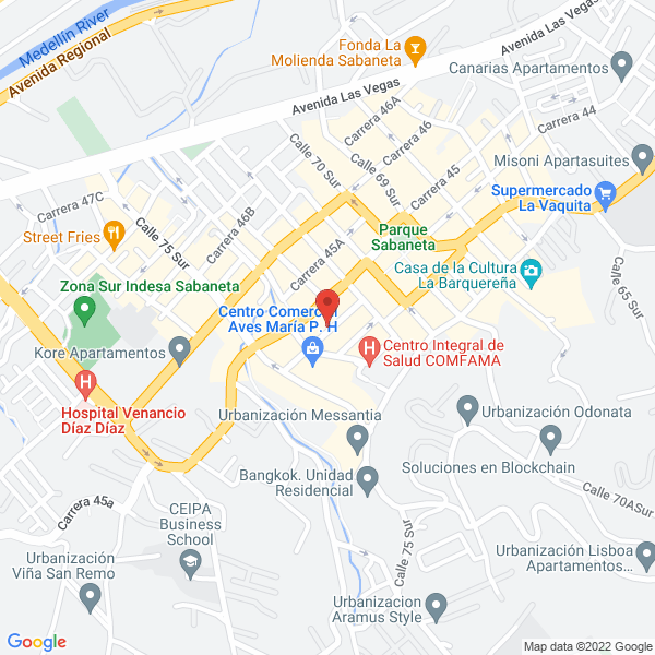 Map of Delicias De Mamita