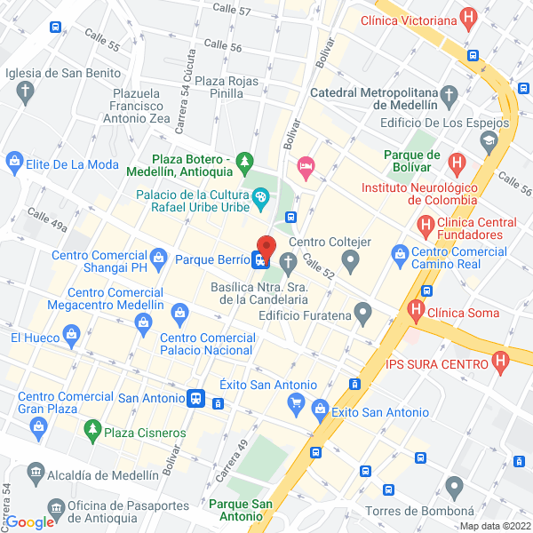Map of Distrimás Del Oriente Ltda
