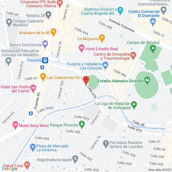 Map of Dietros Pizza