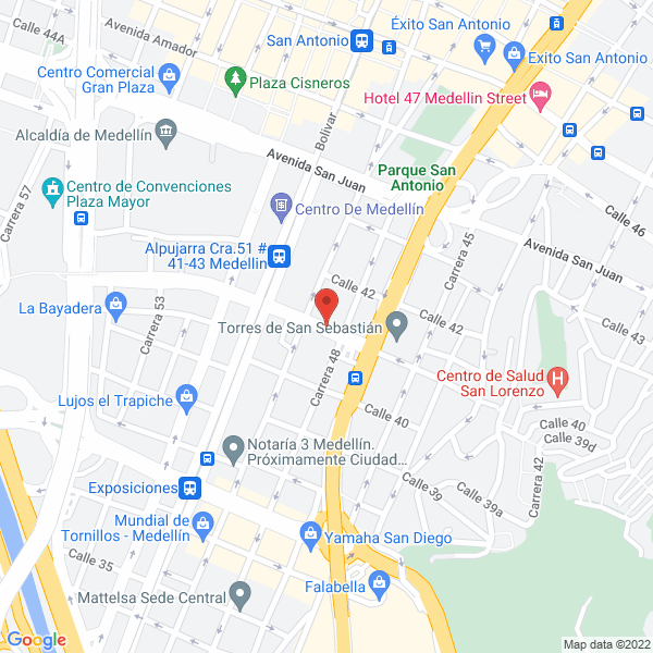 Map of Digascol At S.A.S.
