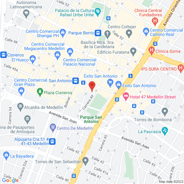 Map of Decoraciones Junín
