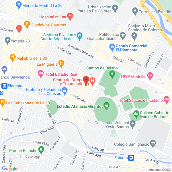 Map of Creditecno S.A.