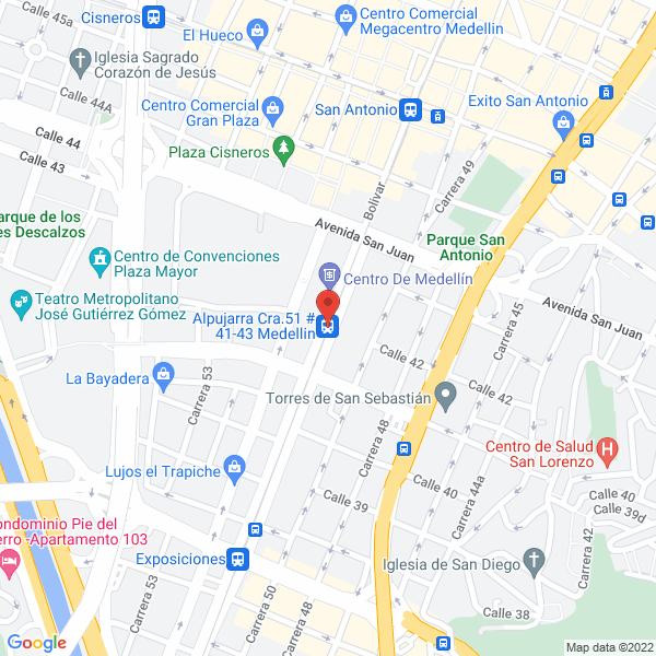 Map of Croma Soluciones Gráficas S.A.S.