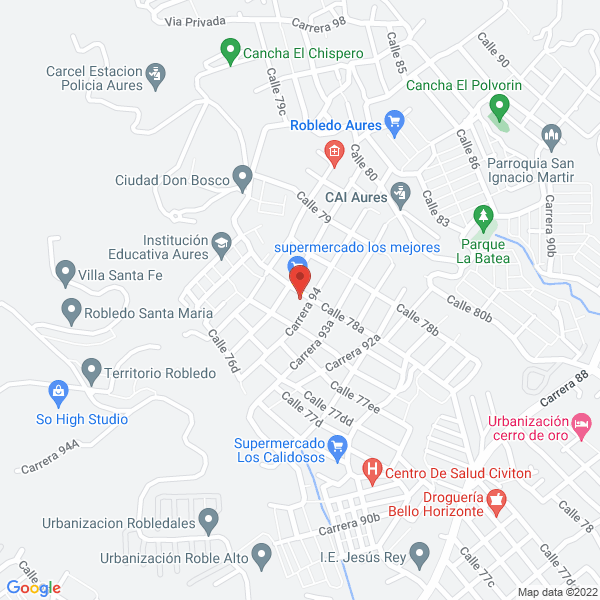 Map of Droguería Onix