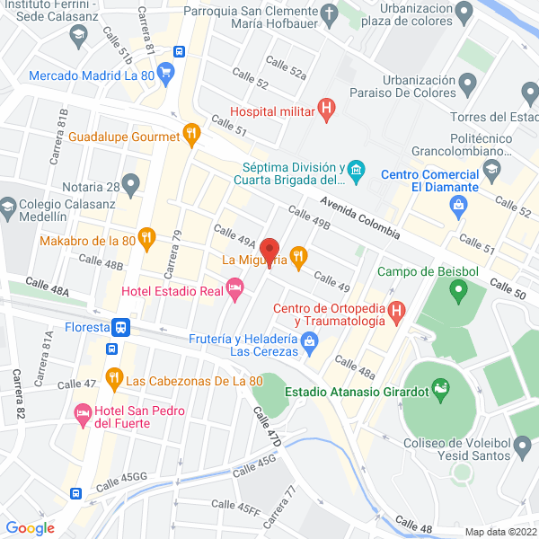 Map of Dulce Cuidado S.A.S.