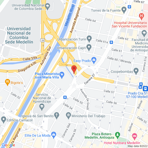 Map of Distribuidora Costeplas