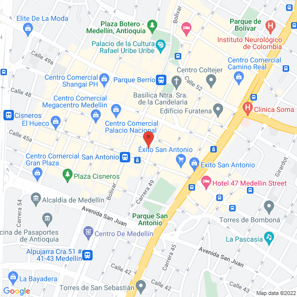Map of Distrisuelas