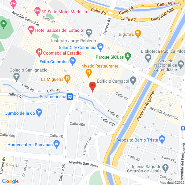Map of Educrea