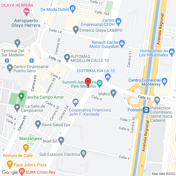 Map of Efraín Restrepo A. Y Cía. Ltda.