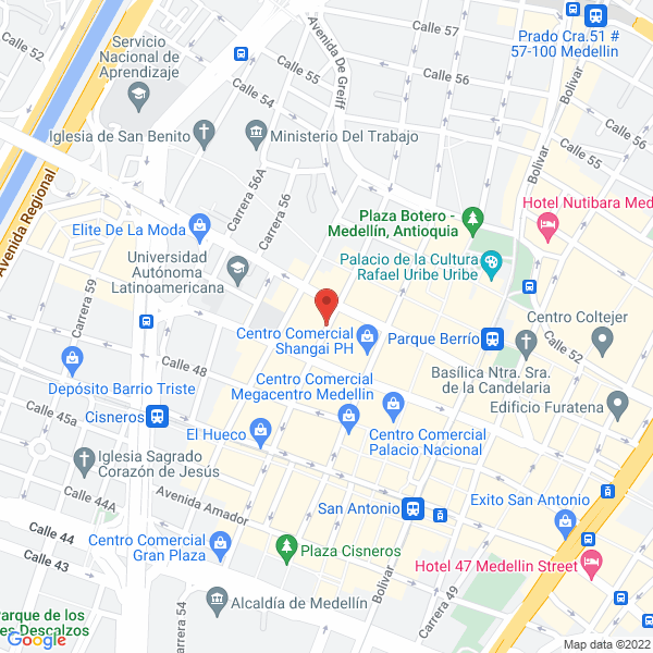 Map of El Fogón Eléctrico N. 1