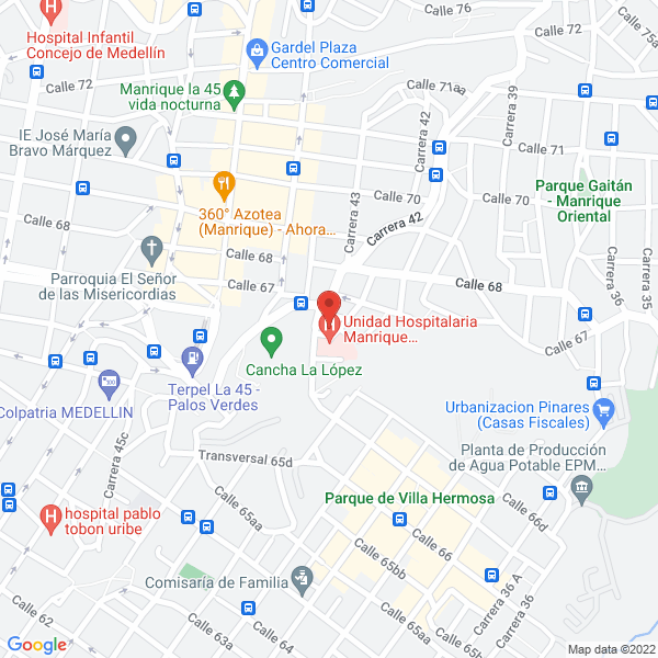 Map of Droguería Piloto Manrique