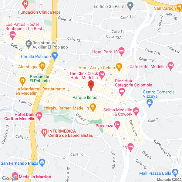 Map of Estudio De Ballet Silvia Rolz