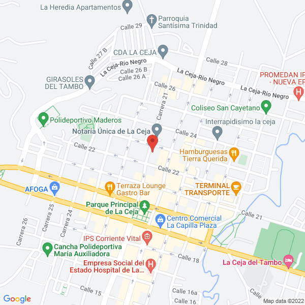 Map of Efectigas