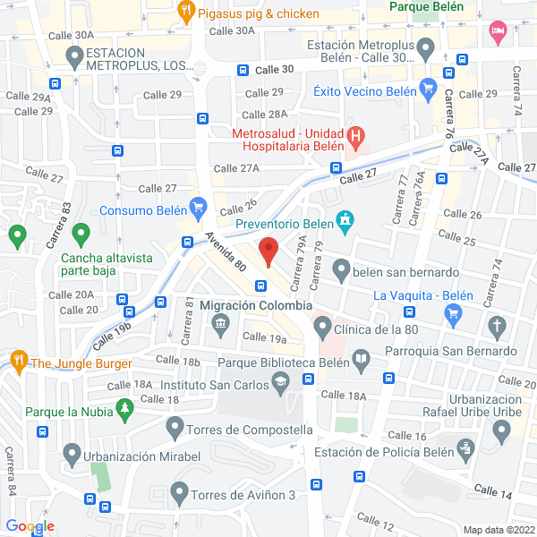 Map of El Duetto