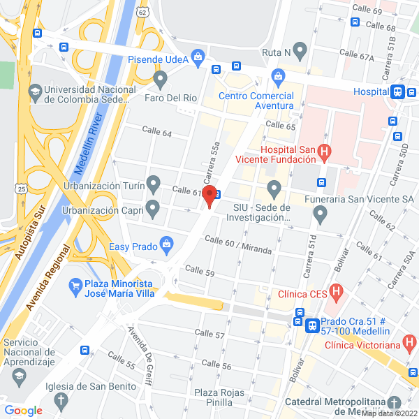 Map of Doblecortes