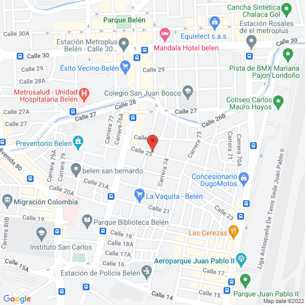 Map of Dora Gas Antioquia