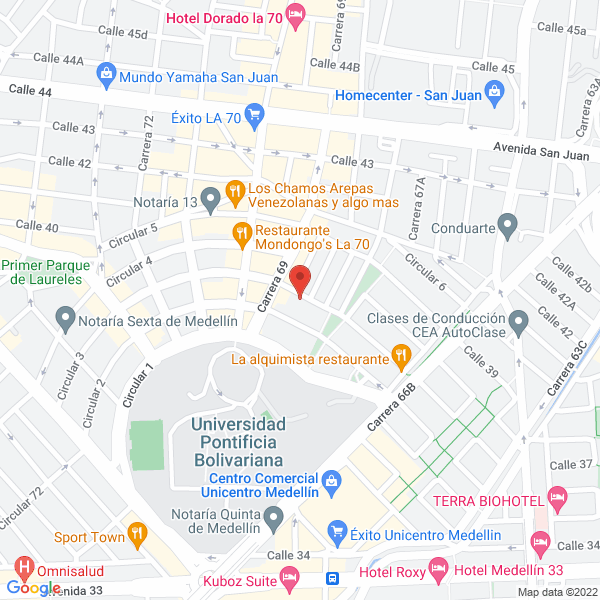 Map of Fotocopias San Joaquín