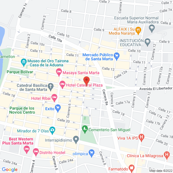 Map of Floristería La Flora