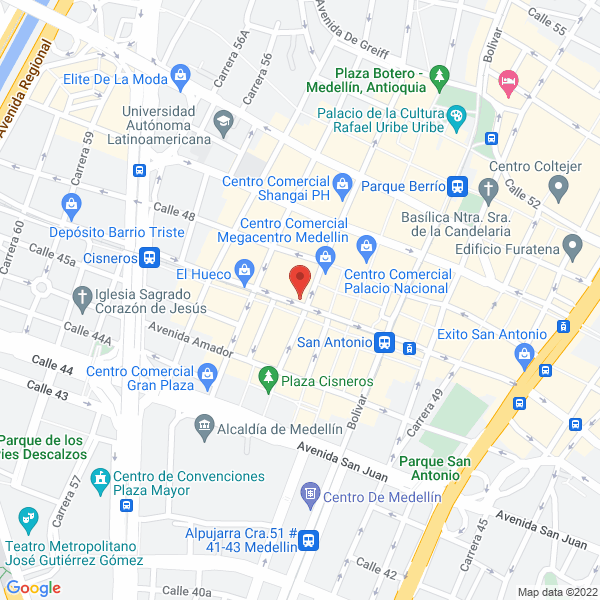 Map of Estadero Club Del Rio