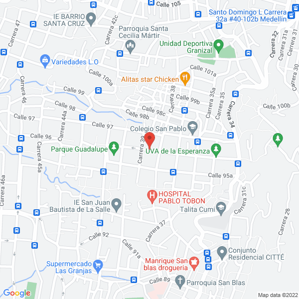 Map of Fábrica De Despulpadoras De Fruta