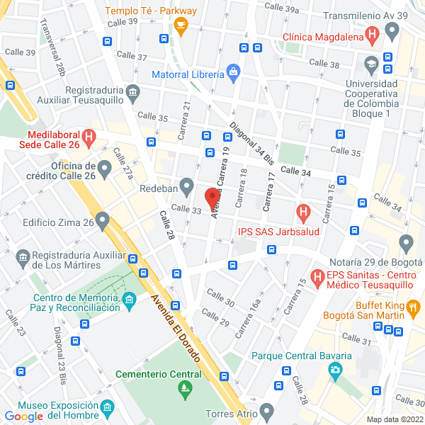Map of Fábrica De Imágenes María Auxiliadora
