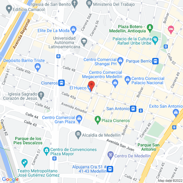 Map of Fantasía De Leo
