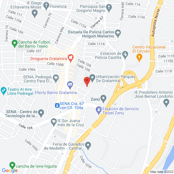 Map of Estructuras De Ingeniería S.A.S.