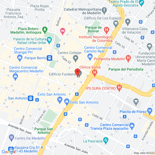 Map of Ferrotodo Copacabana