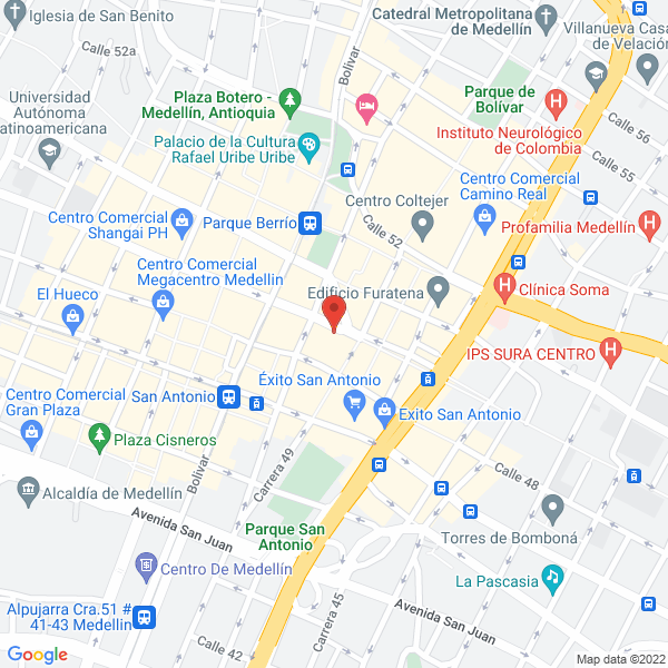 Map of Floristería Eliria Ltda.
