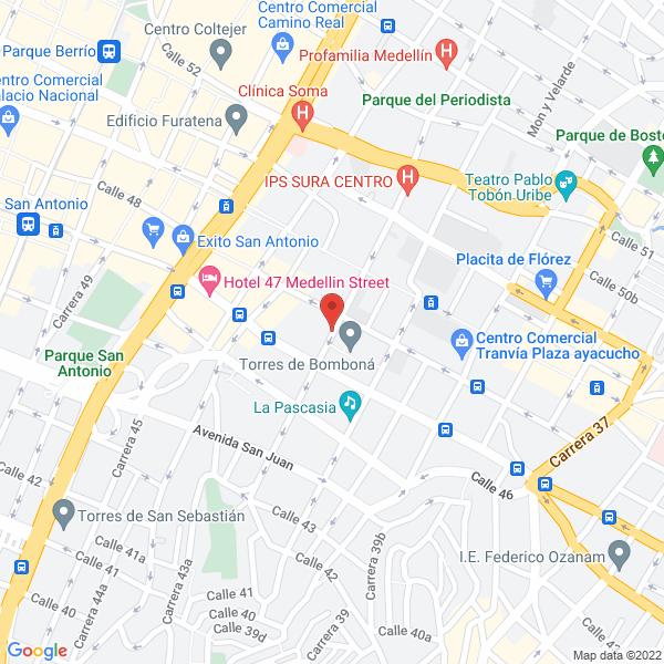 Map of Fernandez Restrepo Rodrigo
