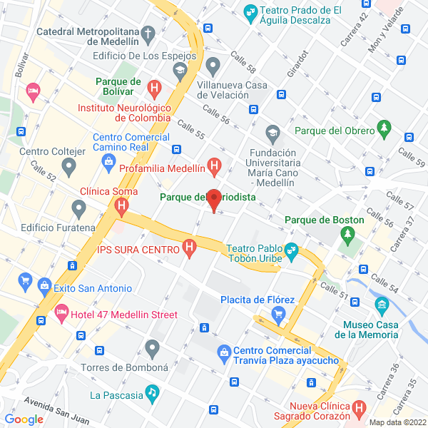 Map of Fundación Honradez Y Compartir