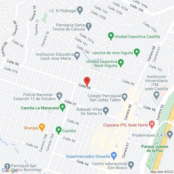 Map of Ferretería San Martín