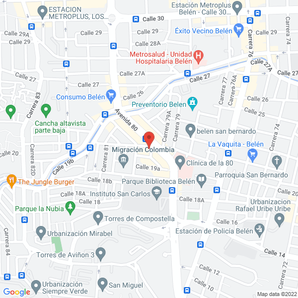 Map of Ferro Gómez