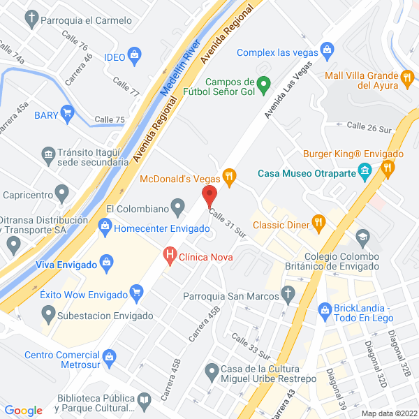 Map of Finca Agroturística Villa Laura
