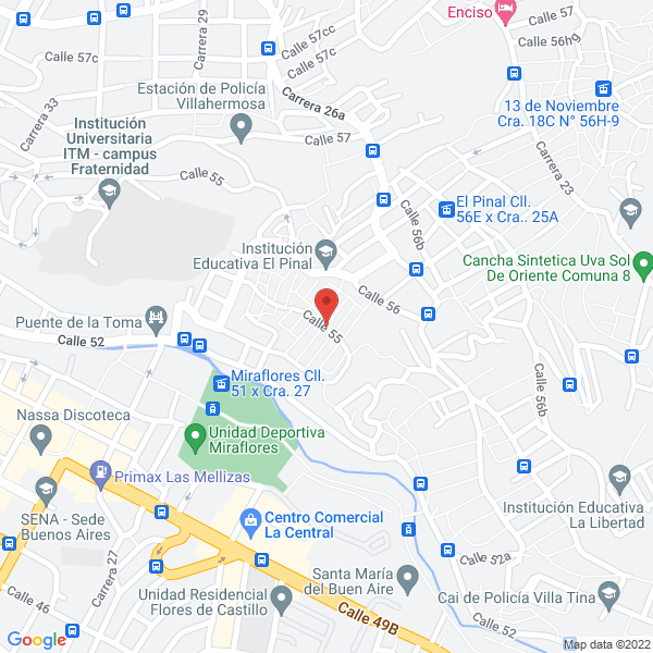 Map of Fama Puertas De Seguridad