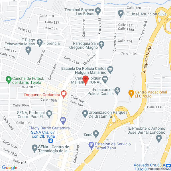 Map of Famiempresas Lotero