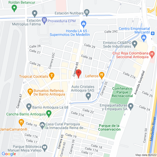 Map of Farmacia Fundadores