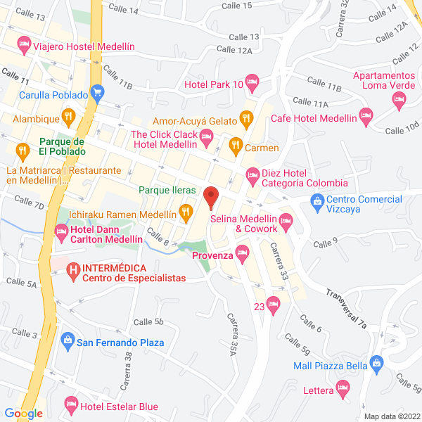 Map of Frutarte