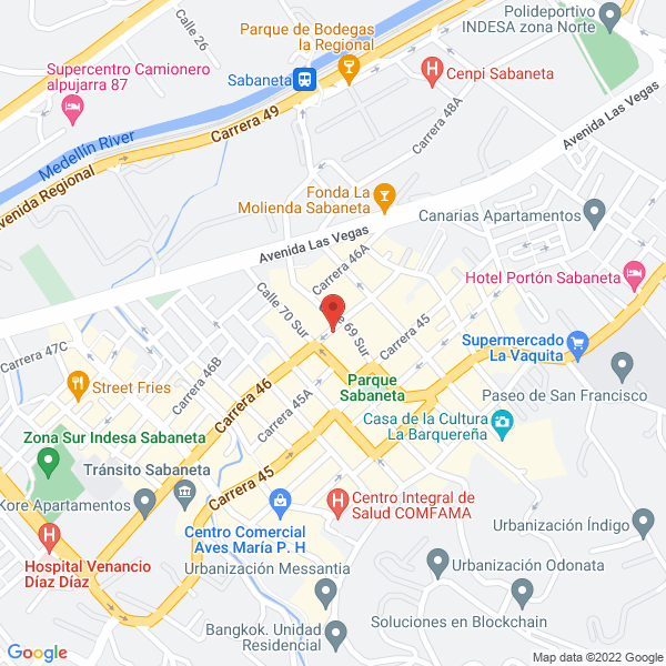 Map of Frutas Y Verduras El Jalapeño