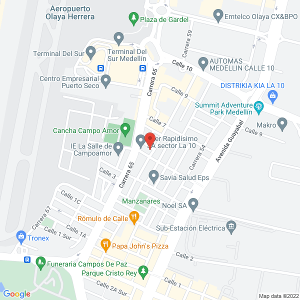 Map of Fuerza Laboral Integral