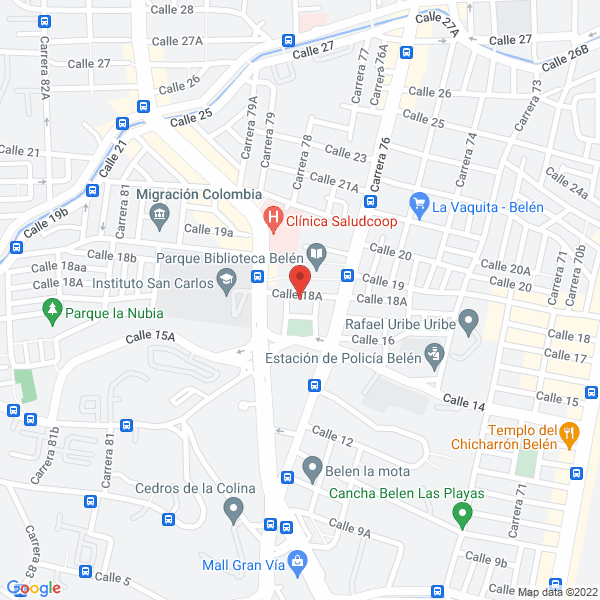 Map of Fundación Circo Medellín