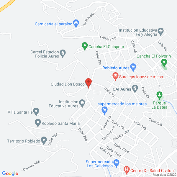 Map of Fundación Ciudad Don Bosco