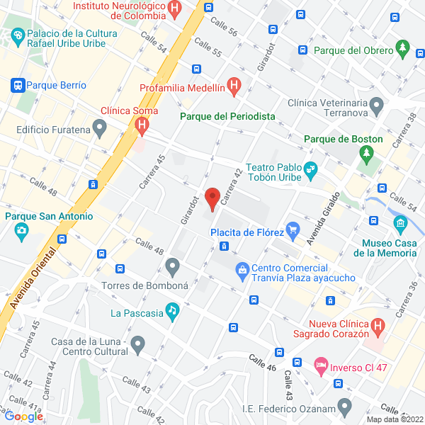 Map of Galería De Arte El Taller