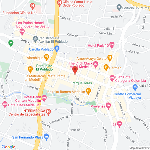 Map of Galería De La Oficina