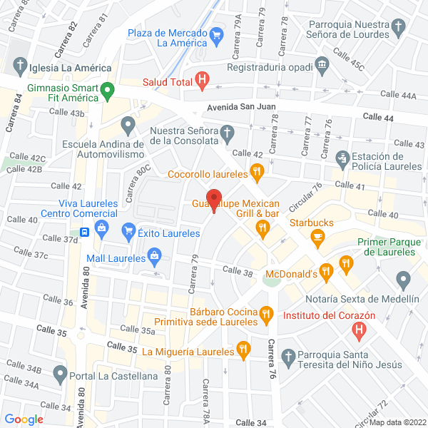 Map of Galería Y Marquetería La Consolata
