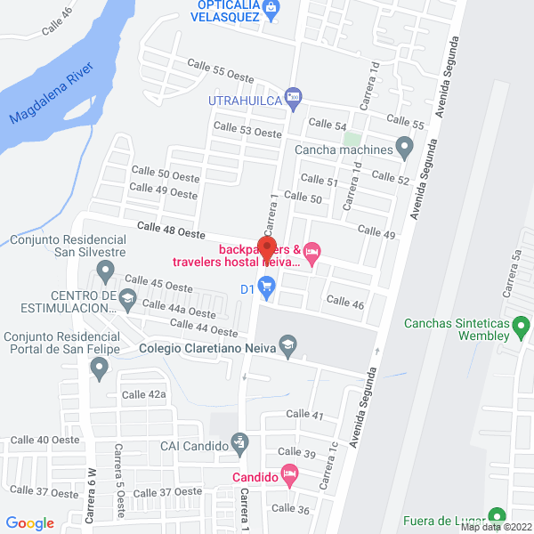 Map of Galería Y Taller De Artes Arturo Florez