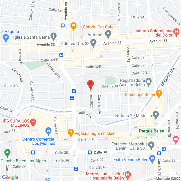 Map of Fenix.Net S.A
